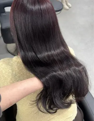 ロング miku/ラベンダー 透明感カラー🪻❤︎のヘアスタイル