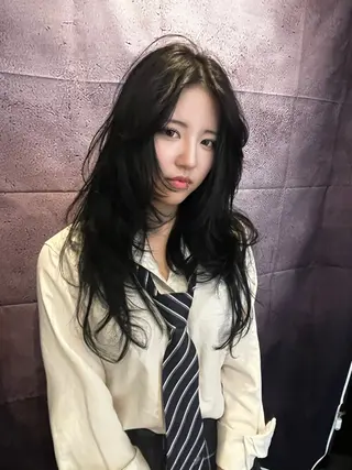 ロング カラー 💖艶髪ブリーチ髪質 改善💖ケンシンのヘアスタイル