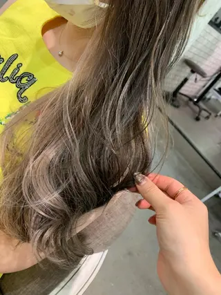 ロング カラー ヘアアレンジ 指名支持率NO.1 スタイリストのヘアスタイル