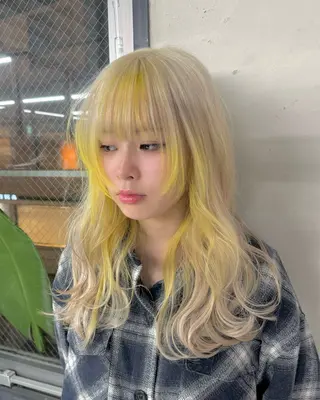 ロング カラー nico TOKYO 渋谷所属・ブリーチ ハイトーン 特化🌈フジタハルキのヘアスタイル