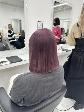 カラー 艶髪/韓国レイヤー 🤍Houtoのヘアスタイル