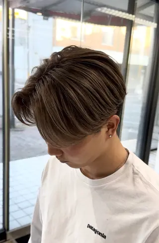 ショート カラー メンズ 【メンズ特化】岩瀬 武【メンズパーマ】のヘアスタイル