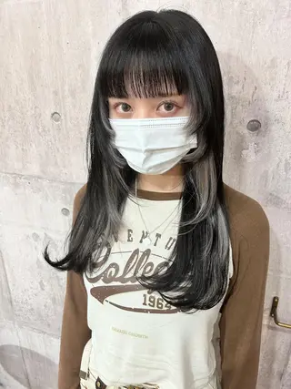 ロング SHURI❤️🔥 中/韓mix ♡のヘアスタイル