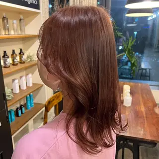 セミロング カラー Rino kanayama所属・Rino 金山 / 宮澤 萌のヘアスタイル