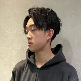 ショート パーマ メンズ BARBER SUGIYAMA所属・北千住理容室バーバー 小堀悠作のヘアスタイル