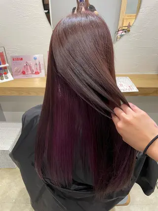 ロング カラー miloc那覇 MIKUのヘアスタイル