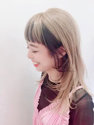 セミロング CHIHO💚羽エク /マツエクのヘアスタイル