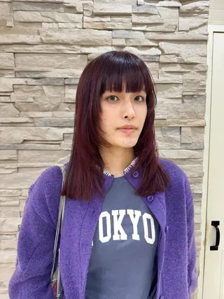 ミディアム カラー Seeknext // Rukaのヘアスタイル