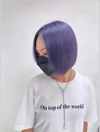 ミディアム カラー パーマ ヘアアレンジ メンズ キッズ ネイル マツエク・マツパ アイブロウ ブリーチ特化型✂️ ハイトーンカラー👨のヘアスタイル