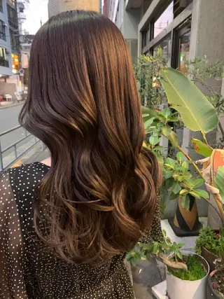 ロング 艶髪color💎髪 質改善ストレート大吉のヘアスタイル