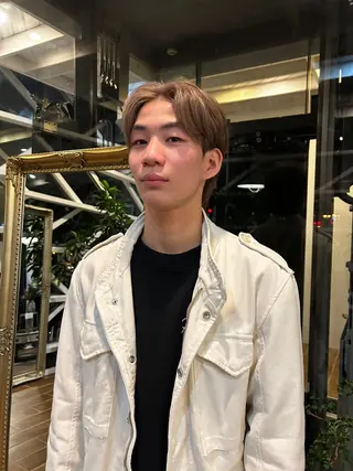 カラー メンズ 西 優衣奈のヘアスタイル