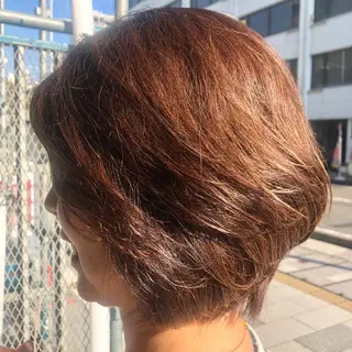 ショート うる艶レイヤーカット hinakoのヘアスタイル