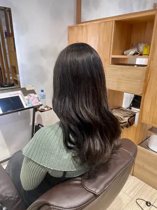 セミロング カラー 🌻艶髪カラー🌻 あぼみなみのヘアスタイル