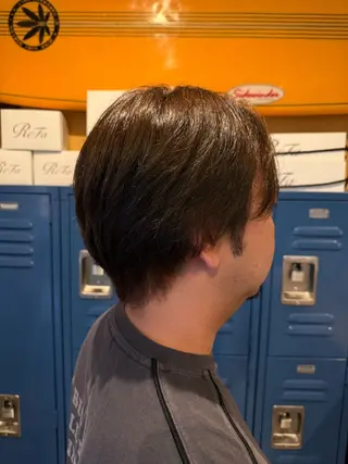 カラー メンズ 中田 こころのヘアスタイル