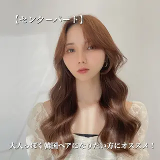 ロング カラー COA GINZA 空也/前髪/顔まわりのヘアスタイル