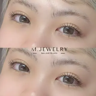 マツエク・マツパ M.jewery Aoiのマツエク・マツパデザイン