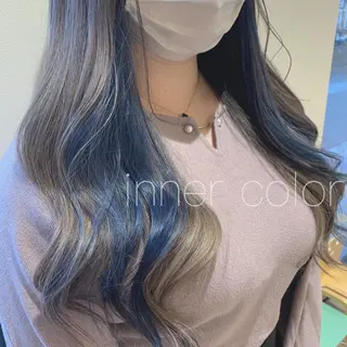 ロング 透明感カラー 金村真子のヘアスタイル