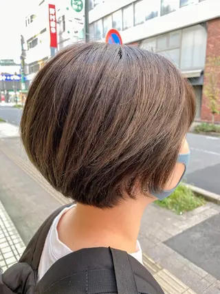 ショート カラー 韓国風デザイン 💐MIZUKI💐のヘアスタイル