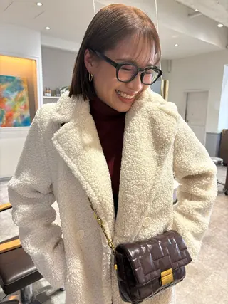 ショート カラー SIKI yuuna レイヤーカット🪽のヘアスタイル