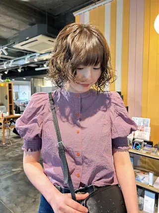 ミディアム 透明感カラー 暖色shihoのヘアスタイル