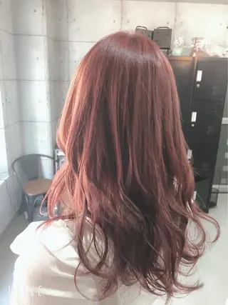 ミディアム カラー ヘアアレンジ 髪質改善デザイナー &mirai ryoのヘアスタイル