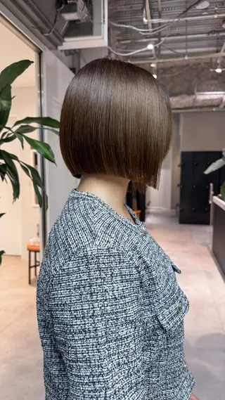 ミディアム 小田 晃瑛のヘアスタイル