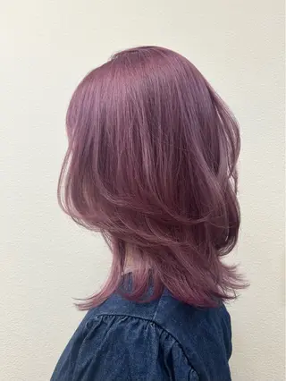ミディアム カラー Maya🦋 ハイトーン特化のヘアスタイル