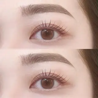 アイブロウ Une fleur MICO🩶のマツエク・マツパデザイン