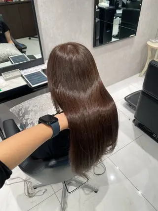 ロング 内藤 藍夏のヘアスタイル