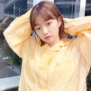 ミディアム カラー Sana / 韓国ヘア / カラーのヘアスタイル