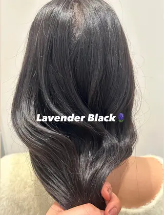 セミロング カラー k-twoあべのキューズモール店所属・k-two☁あべの/ 艶感カラー/Touaのヘアスタイル