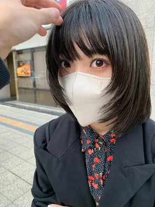 ミディアム カラー tension 【テンション】のヘアスタイル