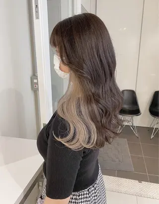 ロング カラー ALIVE原宿🖤 カラーリストるねこのヘアスタイル