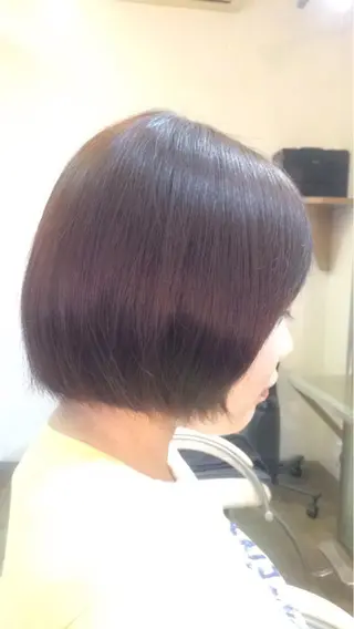 ショート カラー ヤマウチ  ヒデキのヘアスタイル