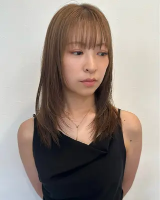 ミディアム カラー レイヤー/ハイライト 川口　元気のその他イメージ