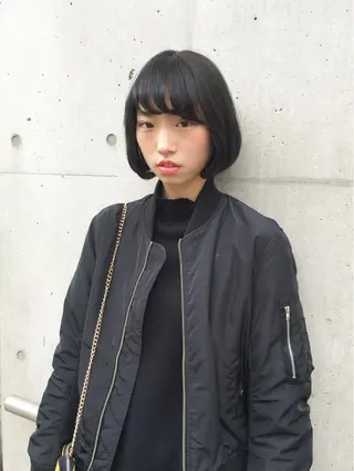 ミディアム カラー LUCK本厚木 浦住 貴大のヘアスタイル