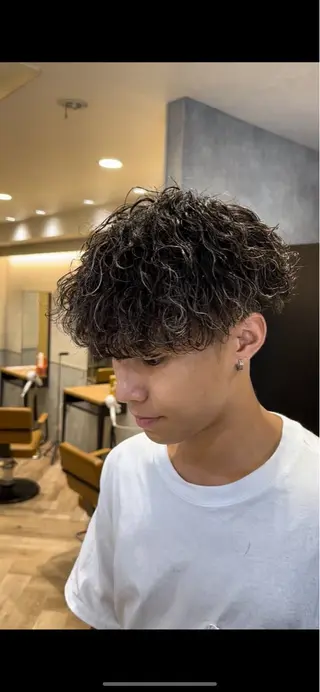 ショート パーマ メンズ RAYS NAGOYA所属・RAYSNAGOYA 雅也のヘアスタイル
