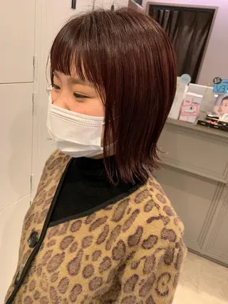 ショート カラー 髪質改善ストレート/ 東徳嶺 みくのヘアスタイル
