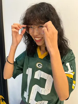 ミディアム カラー パーマ NOUN所属・eri kinjoのヘアスタイル