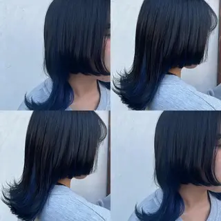 ミディアム カラー ekolu所属・髪質改善・縮毛矯正 特化・ユウシンのヘアスタイル