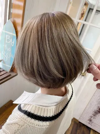 ミディアム カラー 西川 敏夫のヘアスタイル