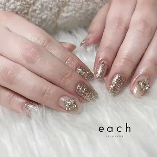 ネイル 𝒆𝒂𝒄𝒉 kanako 🕊のネイルデザイン