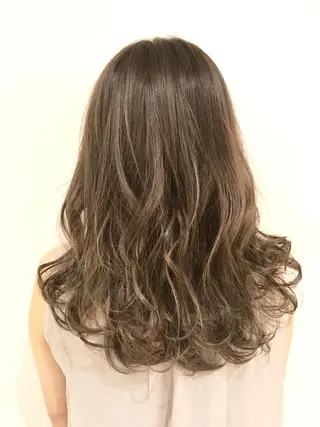 ミディアム カラー ハイライト/髪質改善 ✂️十河祐輝のヘアスタイル