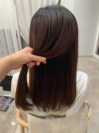 ロング パーマ 藤掛 桜子のヘアスタイル