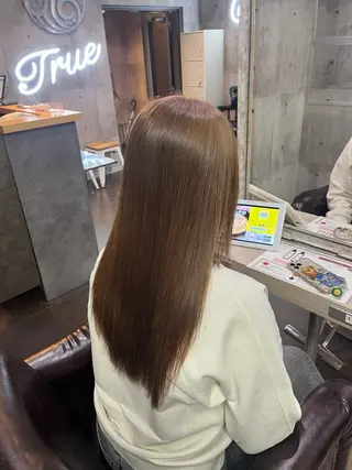 ロング カラー 大内 瑠花のヘアスタイル