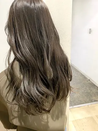 ロング カラー くすみカラー♡ Yuukaのヘアスタイル