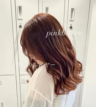 セミロング カラー TOMONA👑 GiseL梅田店のヘアスタイル