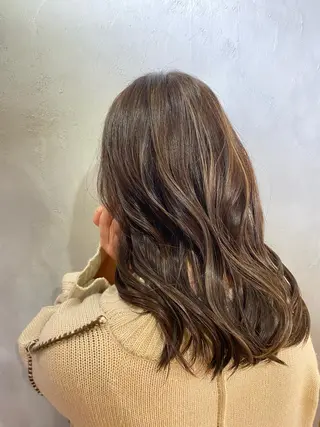 ロング 1%【横浜】 髪質改善&ケアカラーのヘアスタイル