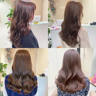 ロング カラー ブリーチなしWカラー 🎀韓国ヘア/amiのヘアスタイル