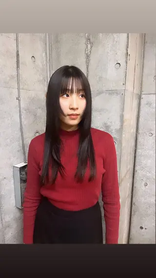 ロング カラー 🌱ぱっつとボブカ ット🌱/Ryotaのヘアスタイル